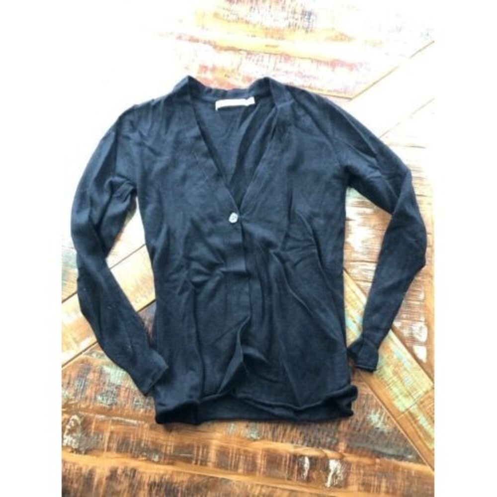 Womens Old Navy Exclusive Black Cardigan Shirt Size Medium